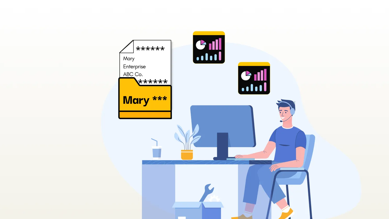A Privacy-Preserving Customer Service Center
